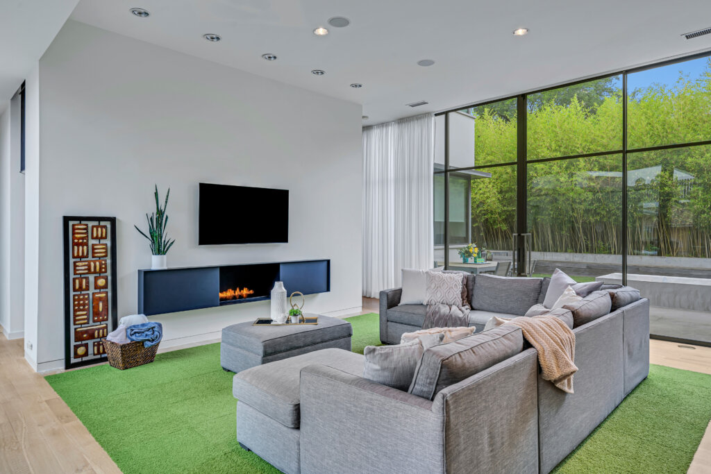 HDR edit, fire in fireplace real estate photo HDR edit, fire in fireplace real estate photo